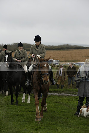 Devon & Somerset Staghounds meet at Larkbarrow Corner. North Devon. 2013.10.18 www.polopictures.co.uk