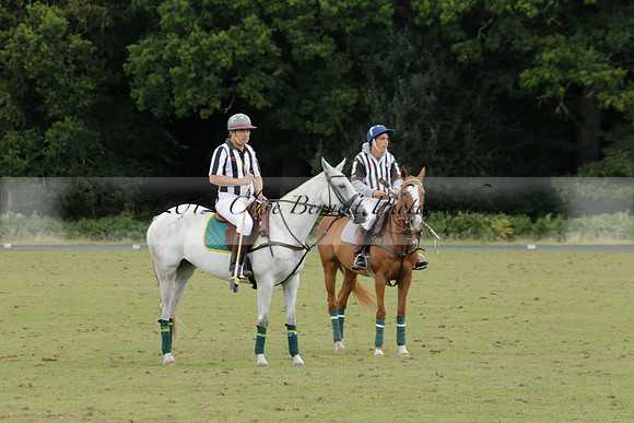 The Blue Jackets Cup polo match played between Maize Dulce (green) vs Home Farm (white) At the New Forest Polo Club on Sunday 18 August 2013