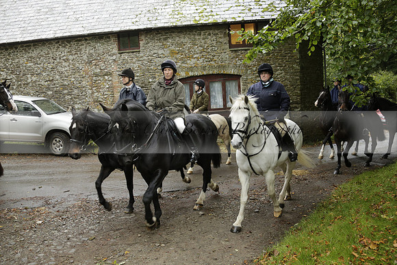 Devon & Somerset Stag Hounds meet at Liscombe on Saturday 12 October 2013 2013.10.12 www.polopictures.co.uk
