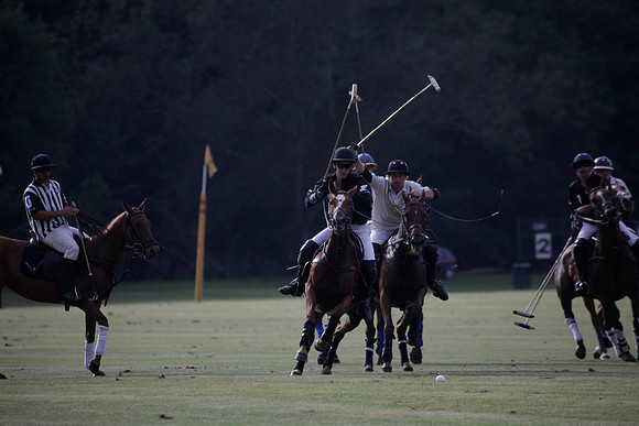 Summit v Combe Place in a West Sussex Cup polo match played on River at Cowdray Park Polo Club on Tuesday 21 August 2012