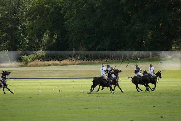Pandas (white) v Home Farm (navy) in a Park House West Sussex Cup Polo match on Brooksfield at Cowdray Park Polo Club on Friday 30 August 2013. 2013.08.30 www.polopictures.co.uk
