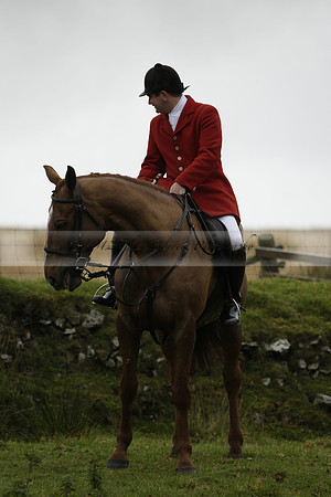 Devon & Somerset Staghounds meet at Larkbarrow Corner. North Devon. 2013.10.18 www.polopictures.co.uk