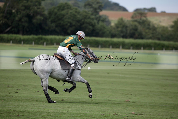 Maiz Dulce v Combe in a Brecknock Cup polo match played on Ambersham 2 at Cowdray Park Polo Club on Friday 17 August 2012