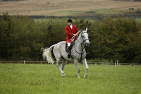 Devon & Somerset Stag Hounds meet at Hillhead Cross on Monday 14 October 2013. 2013.10.14 www.polopictures.co.uk