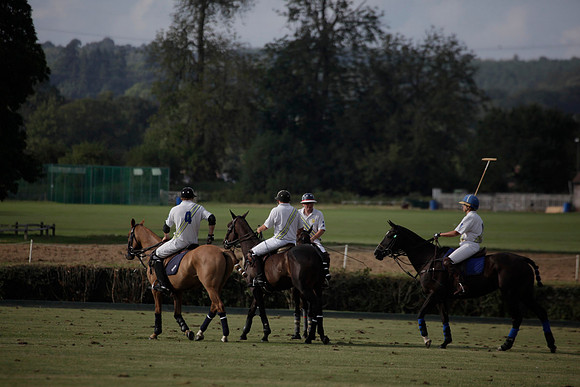 Summit v Combe Place in a West Sussex Cup polo match played on River at Cowdray Park Polo Club on Tuesday 21 August 2012