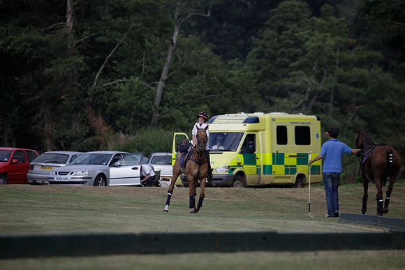 Summit v Combe Place in a West Sussex Cup polo match played on River at Cowdray Park Polo Club on Tuesday 21 August 2012