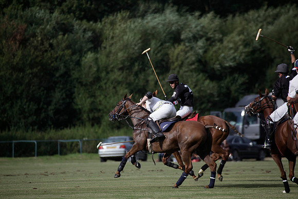 Summit v Combe Place in a West Sussex Cup polo match played on River at Cowdray Park Polo Club on Tuesday 21 August 2012