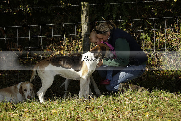Devon & Somerset StagHounds meet at Five Cross Ways on Thursday 17 October 2013. 2013.10.17 www.polopictures.co.uk
